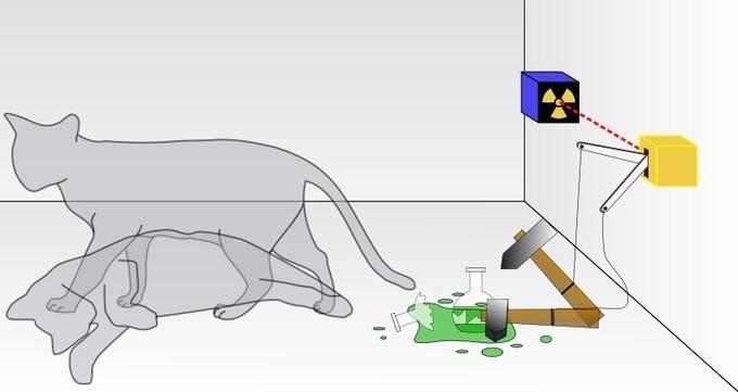 El gato de Schrödinger, imagen de la dualidad vida-muerte