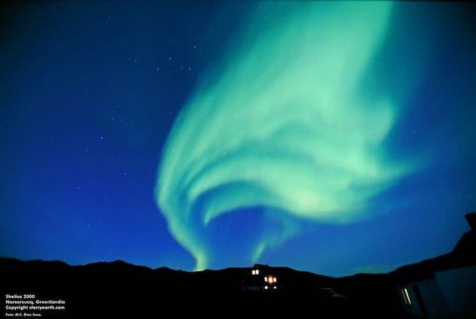 Las auroras boreales de Groenlandia, transmitidas en directo por Internet