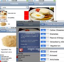 Una aplicación para el móvil traduce menús a diversos idiomas