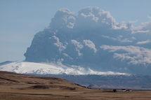 Las cenizas del volcán islandés 