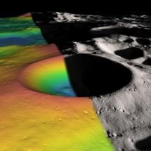 La NASA detecta gran cantidad de hielo en un cráter lunar