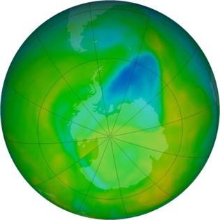El campo magnético terrestre favorece el desarrollo del agujero de ozono 