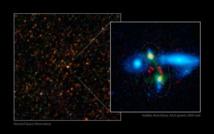Un inusual encuentro entre dos galaxias origina una fábrica de estrellas
