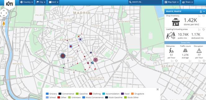 Crean mapas online para desentrañar la logística de las megaciudades
