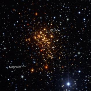Una estrella ayuda a comprender cómo se forman los magnetares