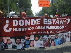 Marcha de madres de desaparecidos realizada en mayo de 2012 en el centro de la ciudad de México. Crédito: Daniela Pastrana/IPS