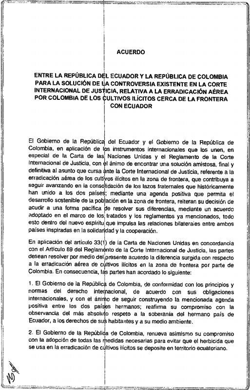 Acuerdo Colombia-Ecuador