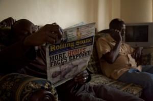 Una escena del premiado documental “Call Me Kuchu” (Llámame Kuchu), sobre la lucha del activista David Kato contra la homofobia en Uganda. Crédito: Katherine Fairfax Wright