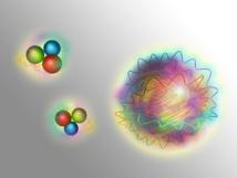 Serios indicios de que la partícula f0 (1710) es la muy buscada 'bola de gluones'