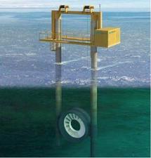 Instalan con éxito la primera turbina maremotriz en el lecho marino