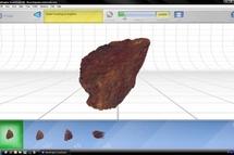 Primer mapa láser tridimensional del impacto de un meteorito