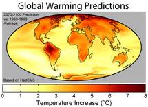 La temperatura global podría subir tres grados en 2050