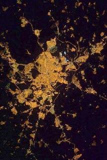 La contaminación lumínica de Madrid, desvelada desde el espacio