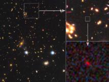 Telescopios espaciales encuentran una de las galaxias conocidas más distantes