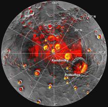La sonda Messenger encuentra agua helada en Mercurio