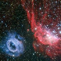 Descubren una extraña pareja de nubes de gas muy cerca de la Vía Láctea