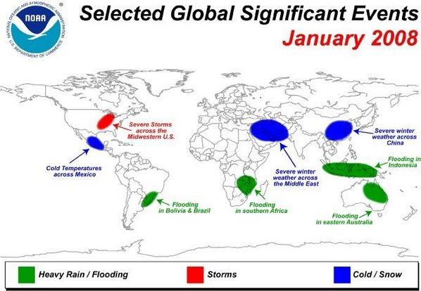 Enero ha sido el mes más frío en el mundo desde 1989
