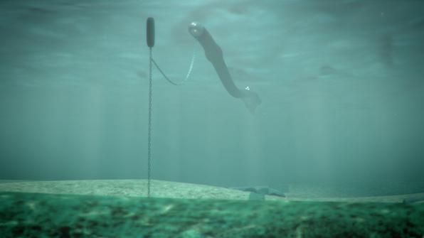 Crean una anaconda artificial para extraer energía de los océanos