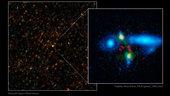 Una fusión excepcional desvela los secretos de la evolución de las galaxias