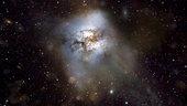 Una fábrica de estrellas en la infancia del Universo desafía la teoría de la evolución galáctica
