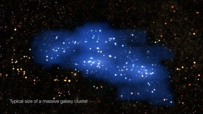 Descubren un coloso cósmico oculto en el universo temprano