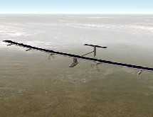El primer avión alimentado sólo con energía solar dará la vuelta al mundo en 2010