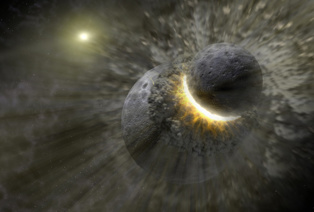 Nuevos análisis químicos demuestran que la Luna se formó al chocar Theia con la Tierra