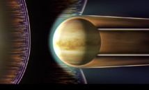 La ionosfera de Venus presenta dos misteriosos cilindros huecos
