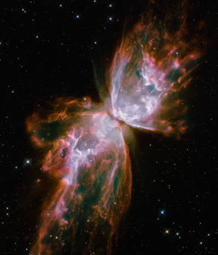 La lenta agonía de la Nebulosa Mariposa