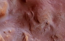 Fotografía de la escarcha de Marte