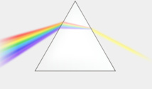 Un prisma de metamateriales le da la vuelta al arcoíris