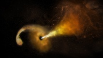 Observan por primera vez cómo un agujero negro destroza a una estrella