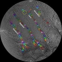 Desvelado el misterio de los 101 géiseres de la luna de Saturno, Encélado
