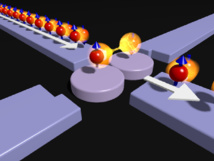 Electrones de espín entrelazado posibilitarán la teleportación cuántica dentro de chips