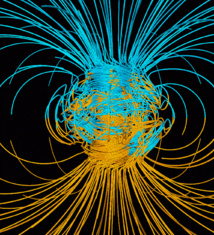 Los satélites Swarm constatan una variación acelerada del campo magnético de la Tierra