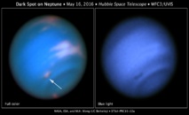 Observan el primer vórtice oscuro de Neptuno de este siglo