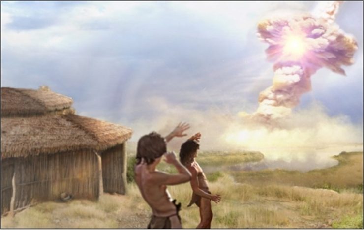 Primer asentamiento humano destruido por un meteorito