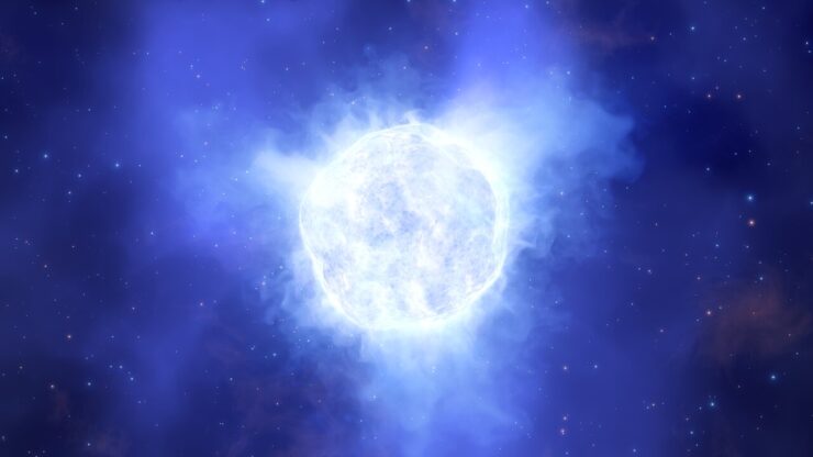 Misterio en torno a una lejana estrella masiva
