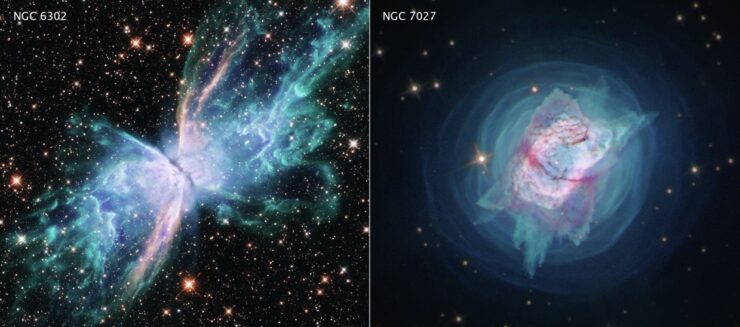 Dos nebulosas planetarias desvelan sus secretos