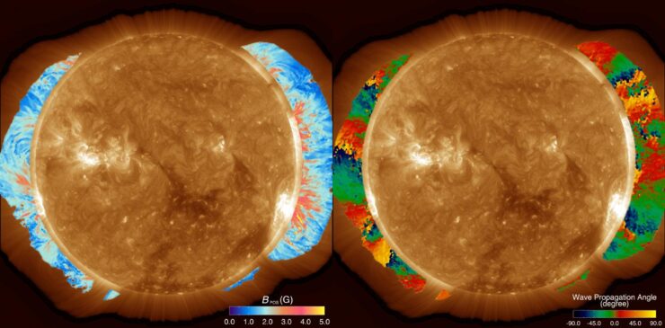 Miden por primera vez el campo magnético de la corona solar   