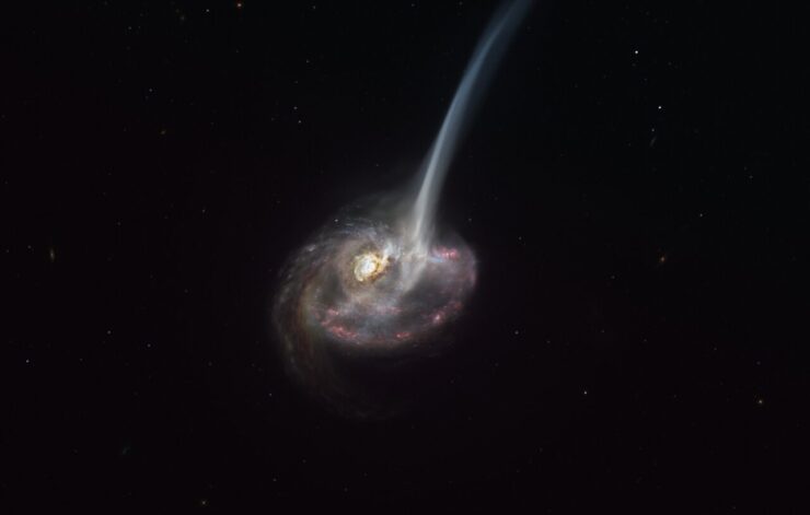 Una colisión cósmica marca el principio del fin de las galaxias