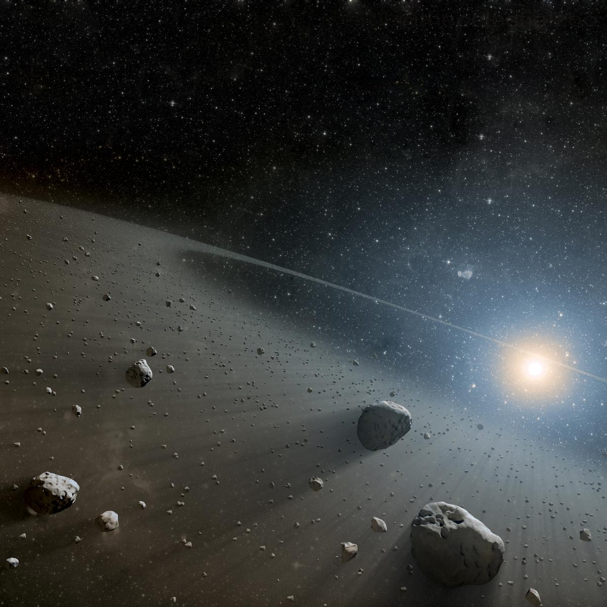Las amenazas de meteoritos no proceden del cinturón de asteroides