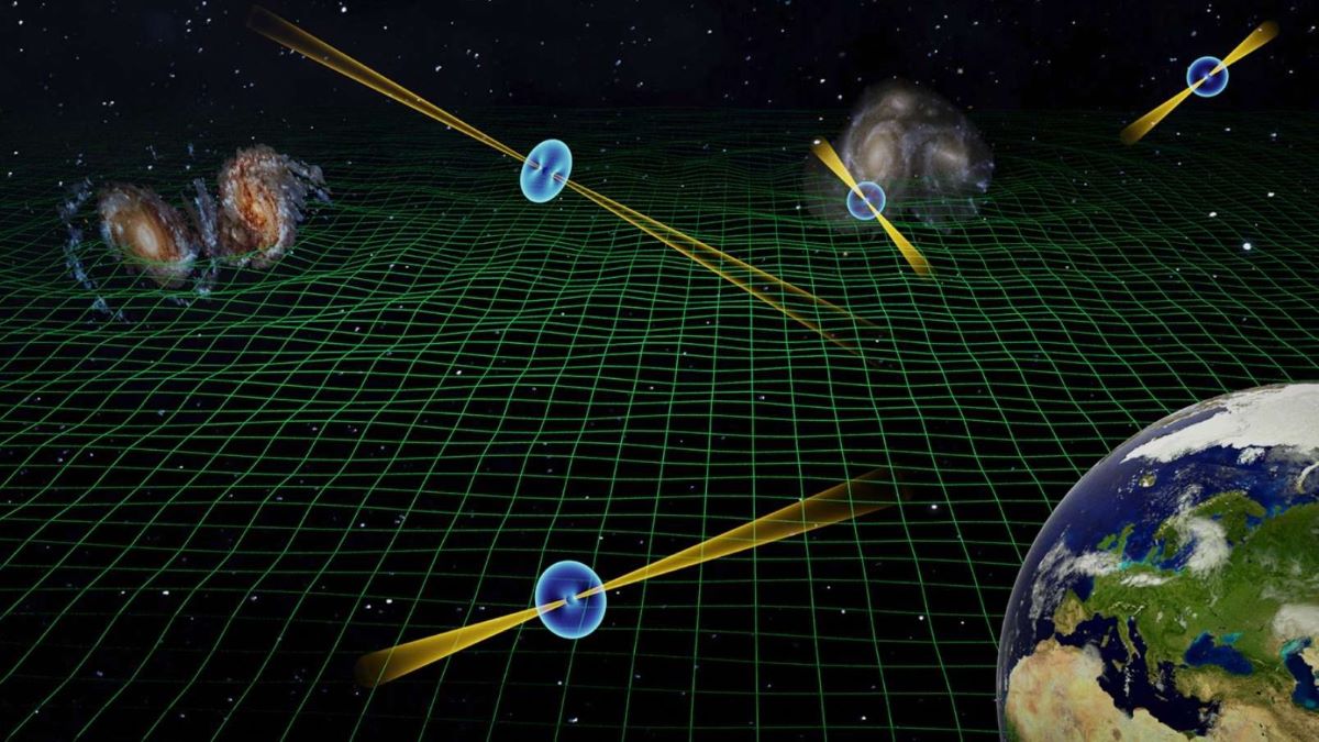 Detectan una señal prometedora en el fondo de las ondas gravitacionales