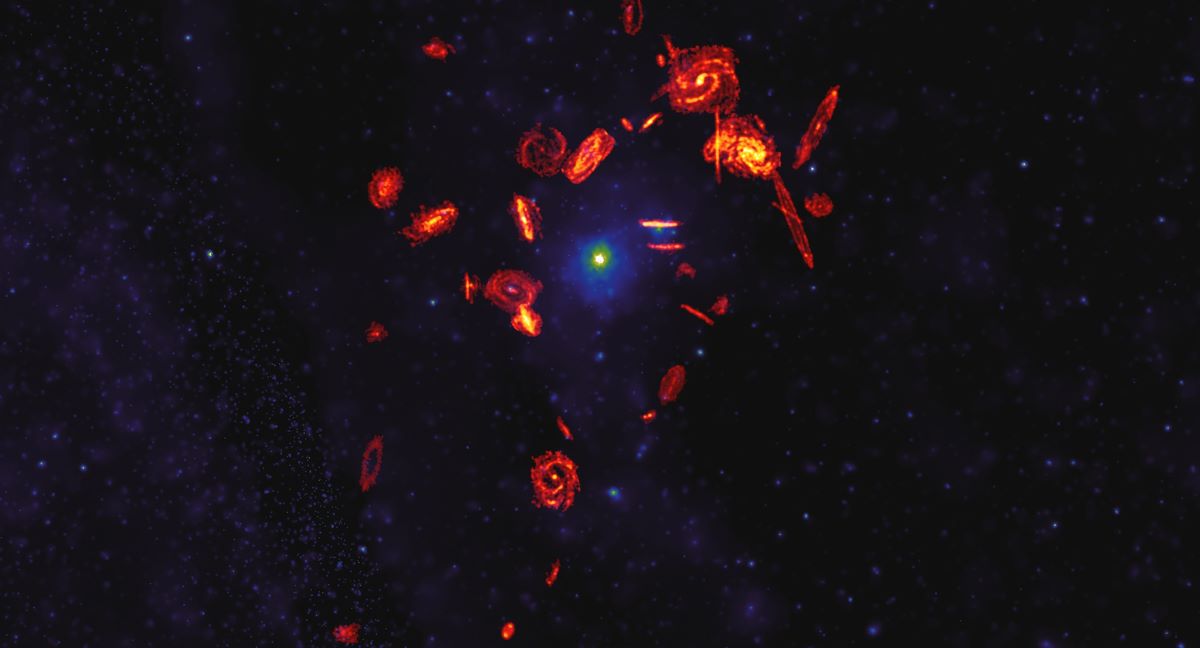 Una enorme «escoba cósmica» mata a las galaxias e impide la formación de estrellas