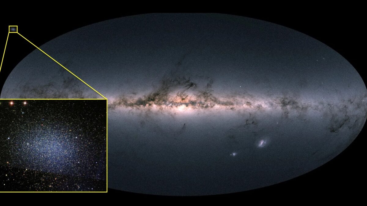 Descubren un enorme agujero negro en una galaxia satélite de la Vía Láctea