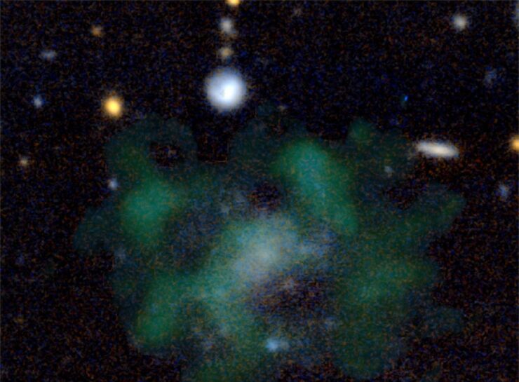 Descubren galaxias que están libres de materia oscura